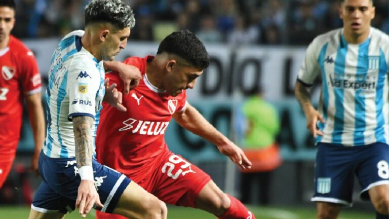 Tres colombianos jugaron el clásico en el que Independiente venció a Racing