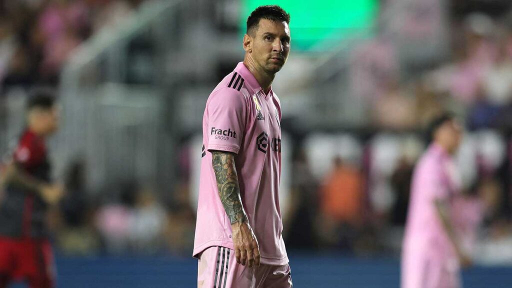 Messi está en duda para la final de la US Open Cup. Reuters
