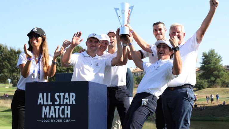 Novak Djokovic encabeza constelación de estrellas en el duelo de celebridades de la Ryder Cup