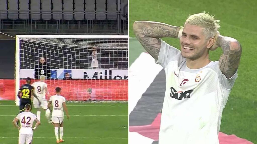 Mauro Icardi falla penalti con Galatasaray