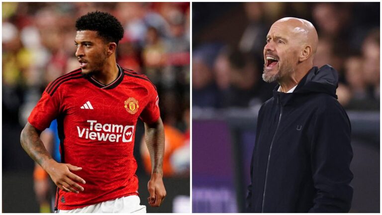 Manchester United aparta a Jadon Sancho de las instalaciones del primer equipo, aumenta la tensión con Ten Hag