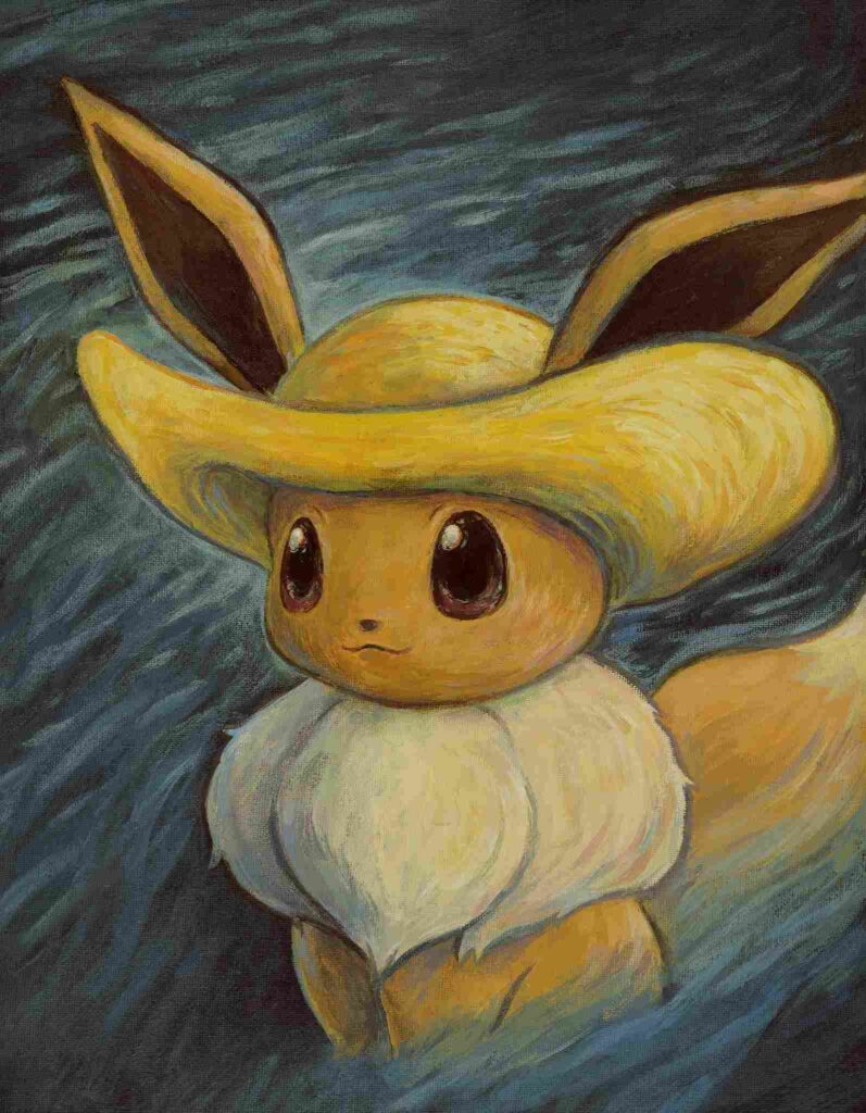 pokémon van gogh cuadros