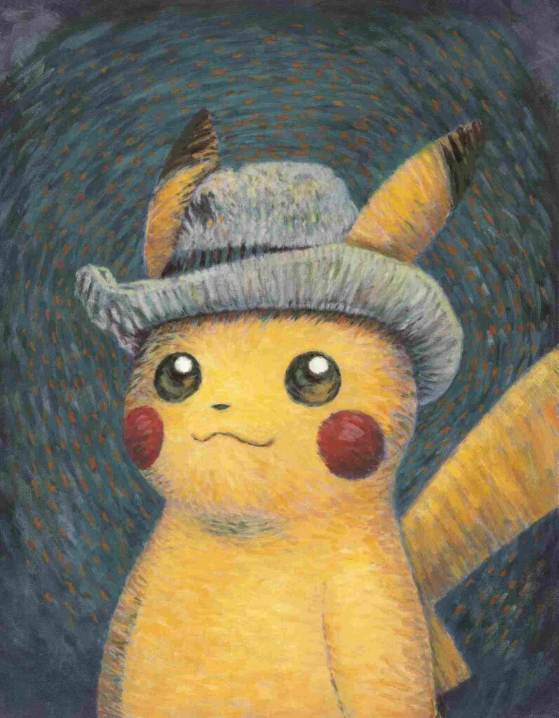 pokémon van gogh cuadros