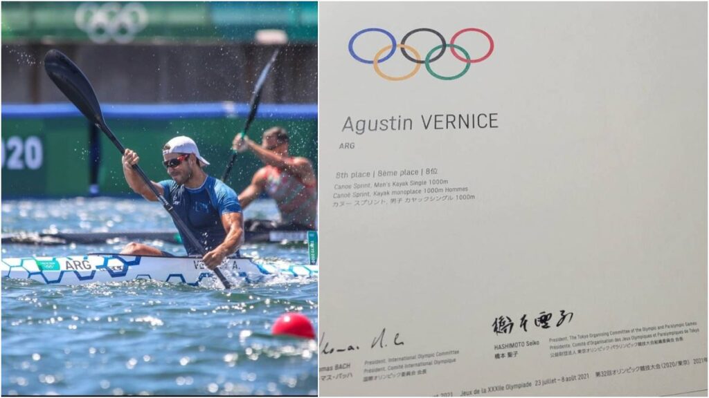 Agustín Vernice, diploma olímpico en Tokyo 2020 | Foto: @agustin_vernice