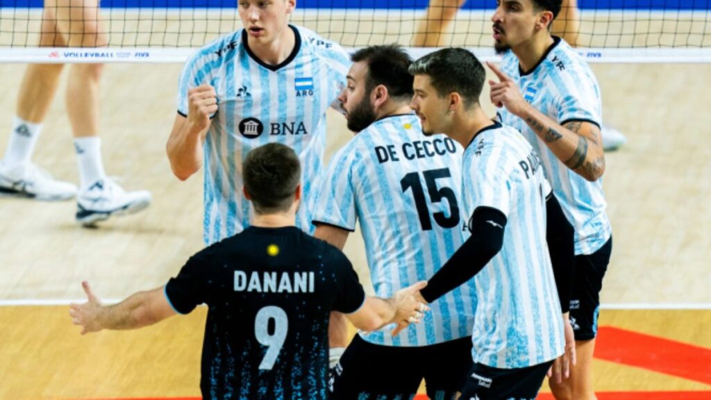 Argentina se inició con un triunfo en el Preolímpico de Vóley Masculino | Foto: @Voley_FeVA