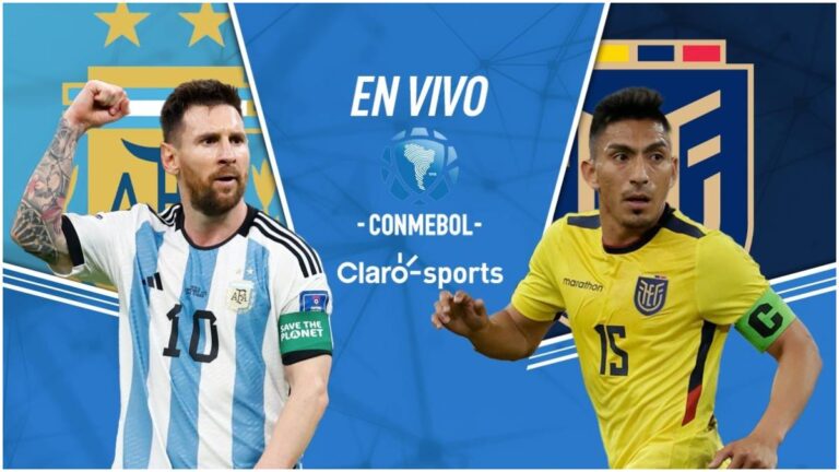 Argentina vs Ecuador, en vivo: Resultado online de las eliminatorias de Conmebol 2023