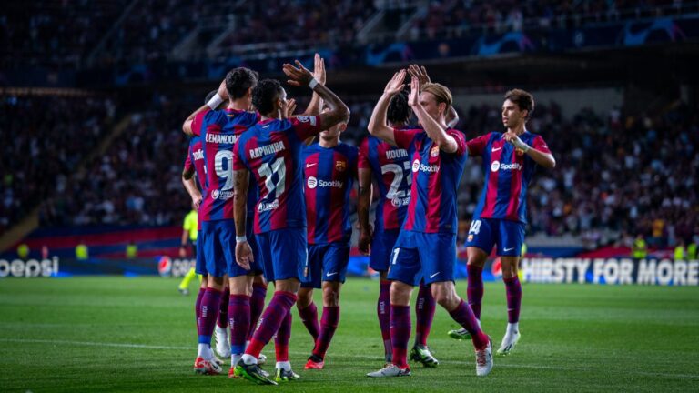 El Barça se estrena con una ‘manita’ sobre el Antwerp en la Champions