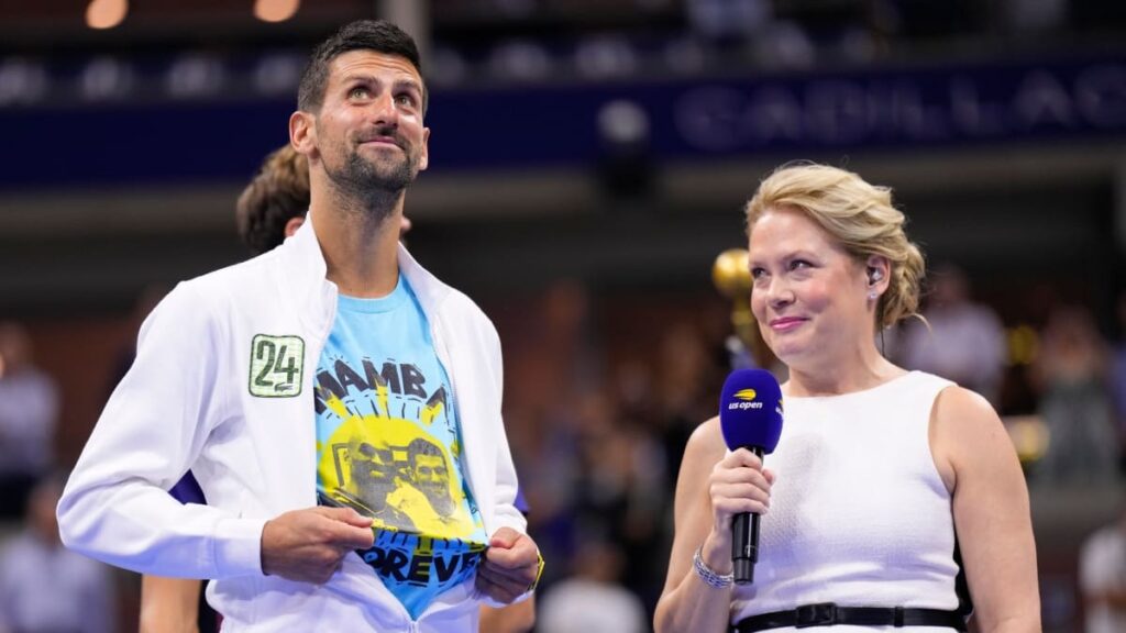 Djokovic recuerda a Kobe Bryant.