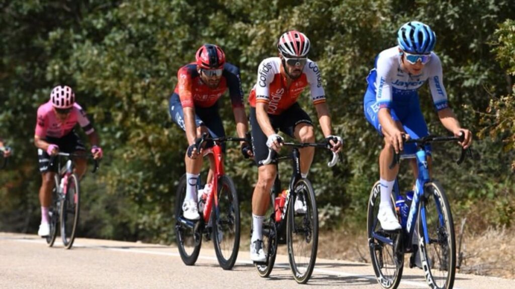 Ciclistas en la etapa 11 de La Vuelta.