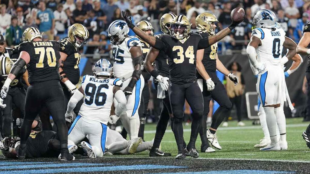 Ajustada victoria de los Saints sobre los Panthers en el cierre de la Semana 2