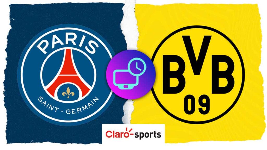 PSG vs Borussia Dortmund en vivo: Horario y dónde ver el partido de la jornada 1 de la Champions League
