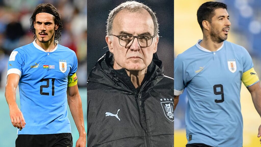 Cavani, Bielsa y Suárez, protagonistas de Uruguay.