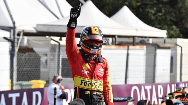 Carlos Sainz supera a Max Verstappen en la ‘pole position’ del GP de Italia