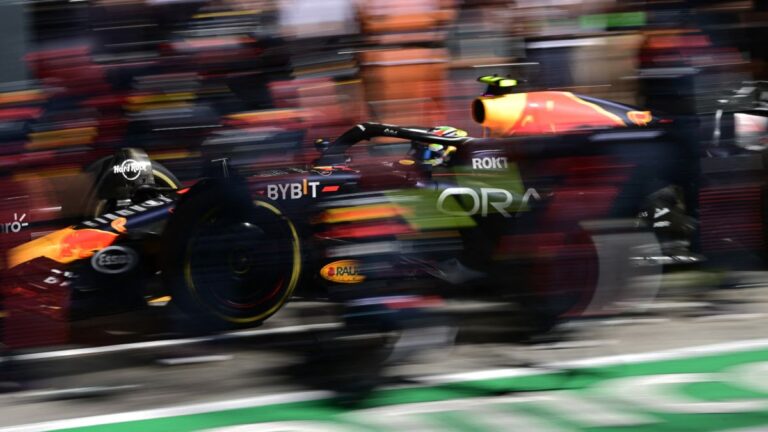 Sainz no resiste, Checo Pérez viene de atrás y Red Bull hace el 1-2 en la casa de Ferrari