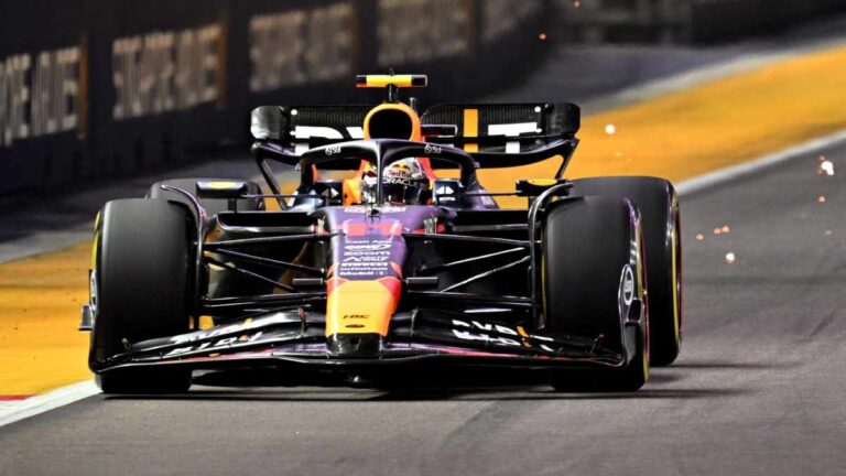 Pesadilla de qualy para Red Bull en Singapur: Verstappen y Checo, fuera de la Q3; Sainz de nuevo tiene la pole