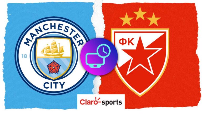 Manchester City vs Estrella Roja en vivo: Horario y dónde ver hoy el partido de la jornada 1 de la Champions League