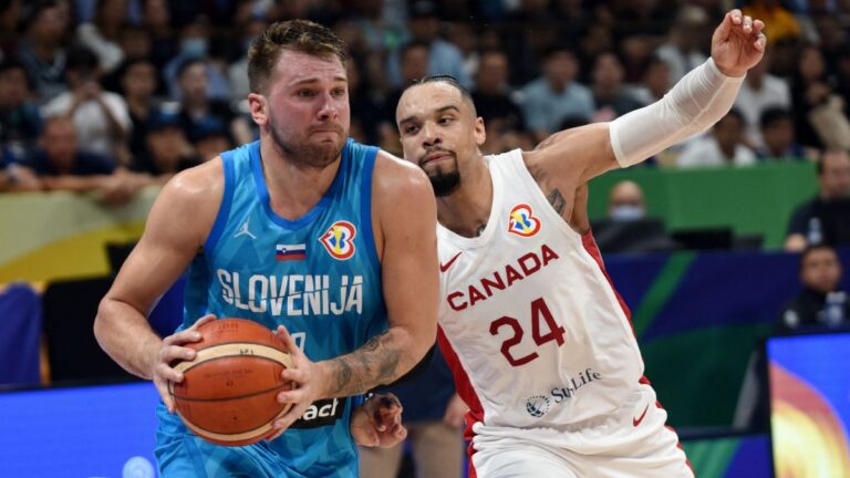 Canadá le dice adiós a la Eslovenia de Luka Doncic en los cuartos de final del Mundial FIBA