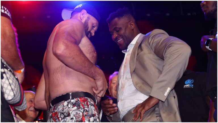 Tyson Fury causa polémica por su impresionante cambio físico previo a la pelea con Francis Ngannou