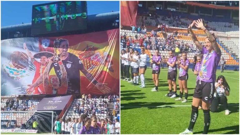 Pachuca y Pumas le rinden un homenaje a Jenni Hermoso tras ganar el Mundial Femenino con España