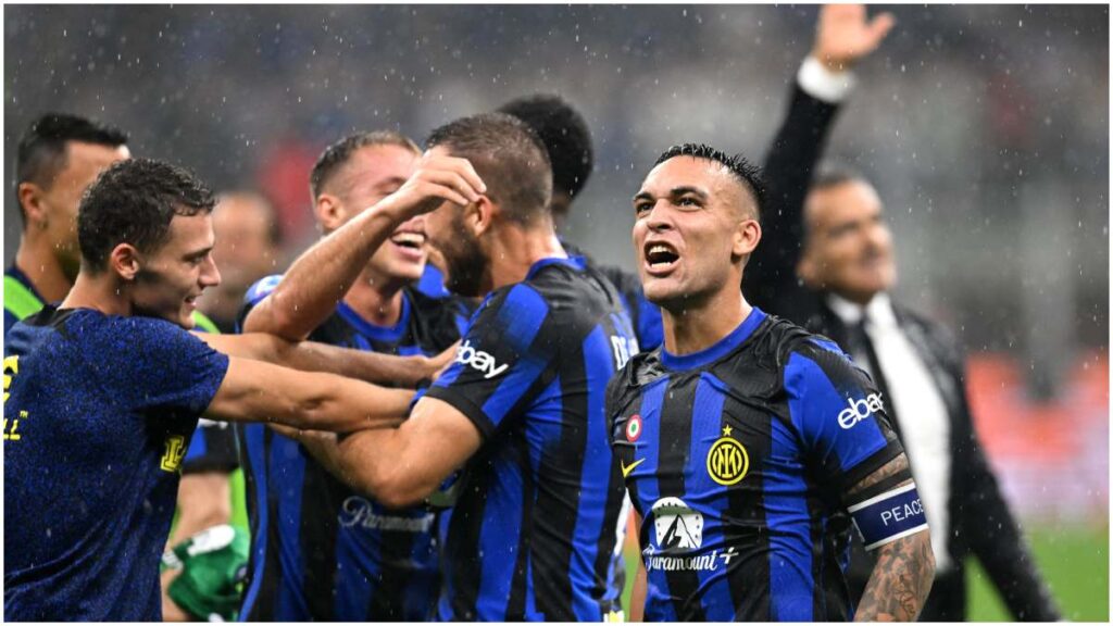 El Inter festeja la goleada al Milan  | Reuters; Mascolo