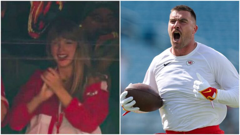 Taylor Swift es captada mientras apoya a Kansas City Chiefs ante Bears: ¿se confirma el romance con Travis Kelce?