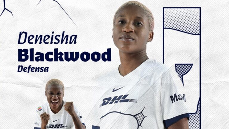 La mundialista jamaiquina Deneisha Blackwood llega a Pumas Femenil