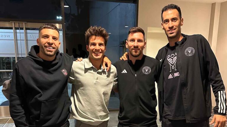 El reencuentro blaugrana en la MLS: Messi, Alba, Riqui Puig y Busquets