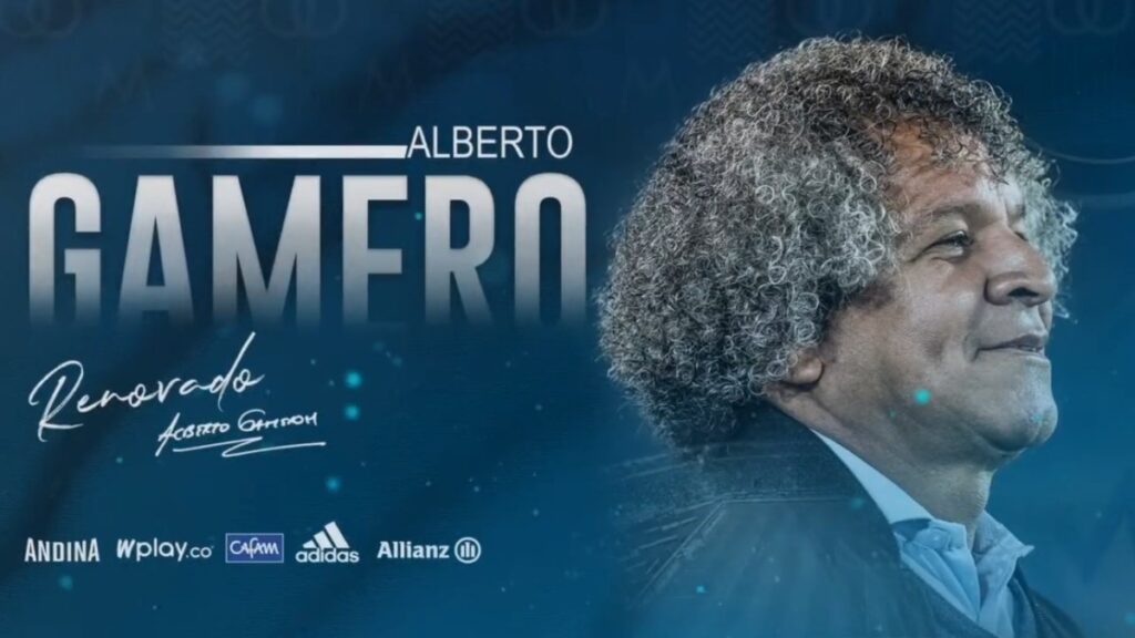 Alberto Gamero renueva contrato con Millonarios.