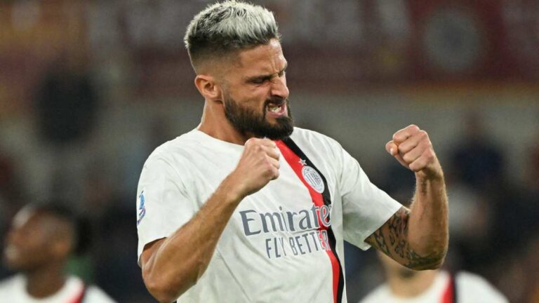 El Milan gana con un hombre menos y un golazo de tijera de Leao