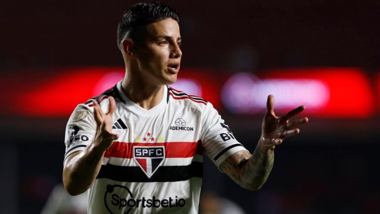 James Rodríguez se desenvuelve entre lujos, un golazo anulado y la adulación en Sao Paulo