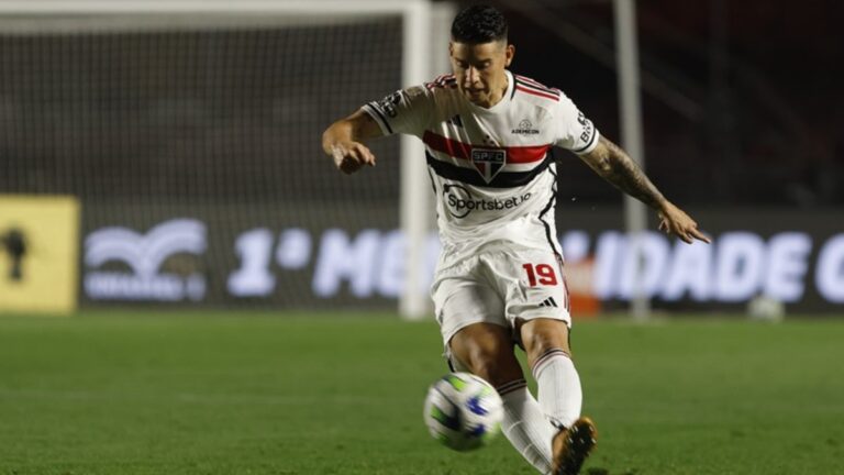 James, tras su noche agridulce: “Estoy feliz por mi primer gol, pero triste porque Sao Paulo perdió”