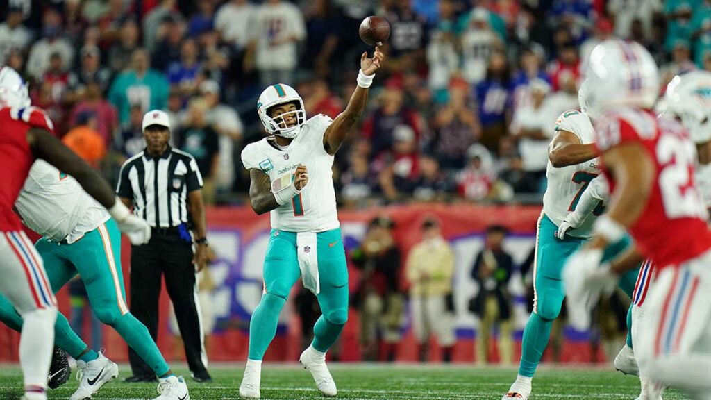 Tua Tagovailoa y los Dolphins se llevan el triunfo de Foxboro | David Butler II-USA TODAY Sports