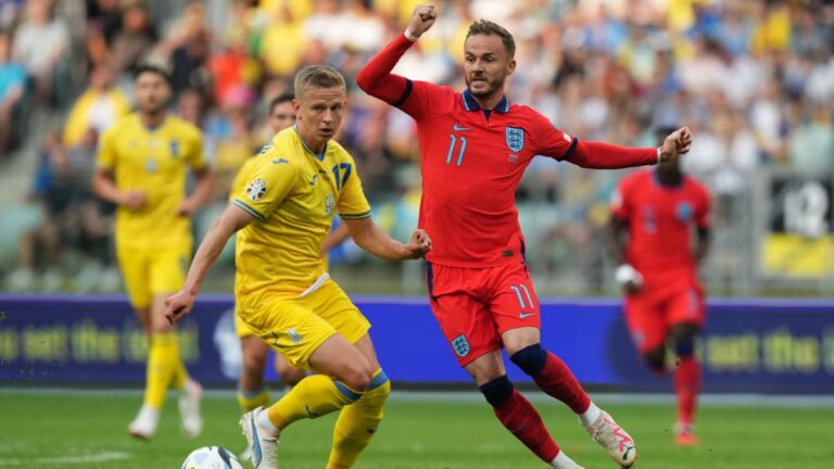 Inglaterra rescata un punto ante Ucrania y sigue líder de grupo en la clasificación a la Euro 2024