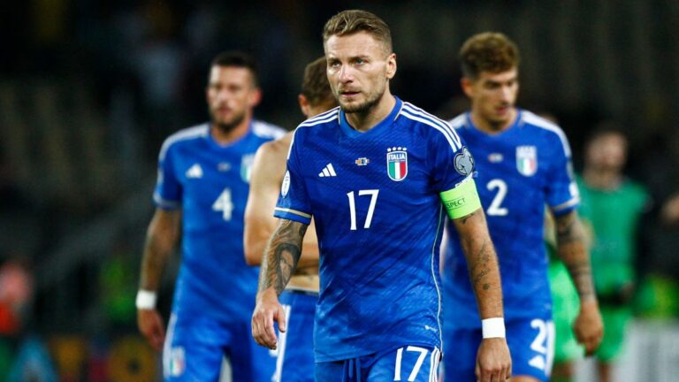 Italia se complica en su camino hacia la Eurocopa 2024 tras empatar ante Macedonia del Norte