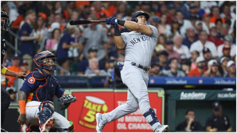 Los Yankees barren a los Astros con un impresionante jonrón de Jasson Domínguez