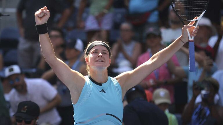 Karolina Muchova vence a Wang Xinyy y avanza por primera vez a cuartos de final del US Open