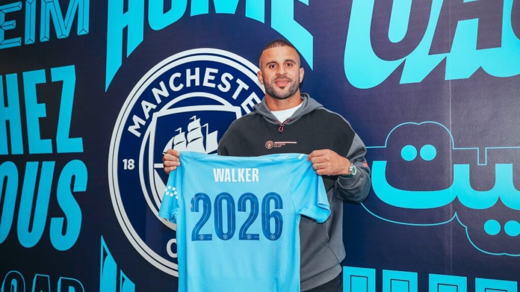Kyle Walker extiende su contrato con el Manchester City hasta 2026