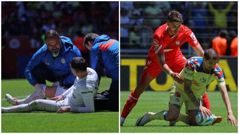 ¡América vive un infierno en Toluca! Diego Valdés y Luis Malagón abandonan el juego por lesión