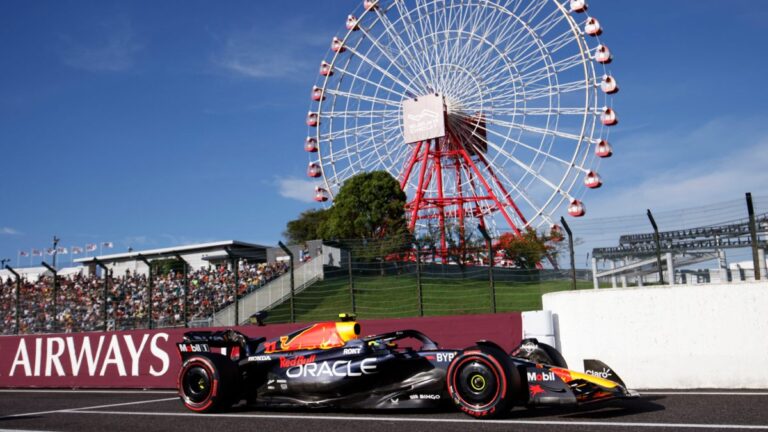 Max Verstappen se queda con la Pole Position en Japón; Checo Pérez largará en la quinta posición