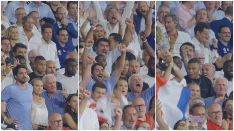 La viral reacción de Kylian Mbappé al triunfo de Francia en el Mundial de Rugby