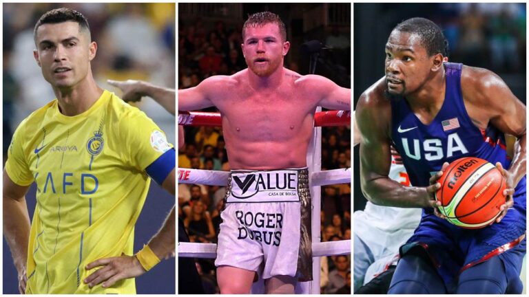 De CR7 a Kevin Durant ¿Quiénes son los 10 atletas mejor pagados del mundo en 2023?