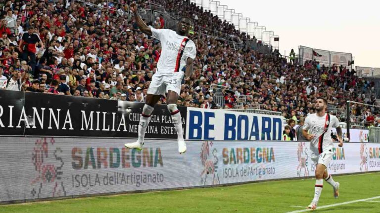 Pulisic inicia la remontada del Milan ante el Cagliari