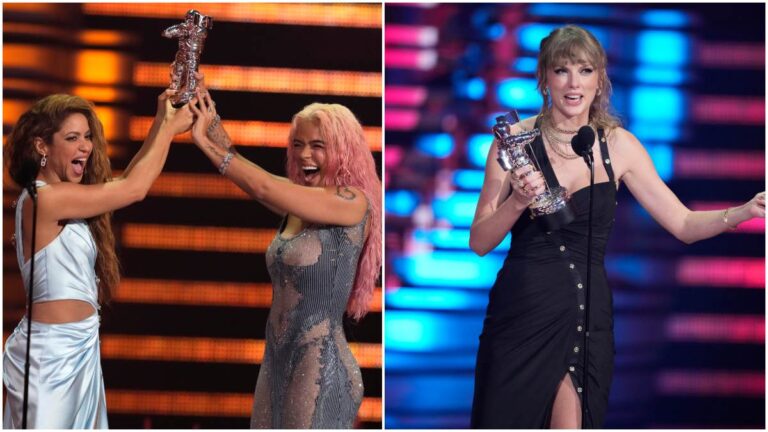 Taylor Swift arrasa y Shakira hace un espectacular show en la entrega de los MTV Video Music Awards 2023