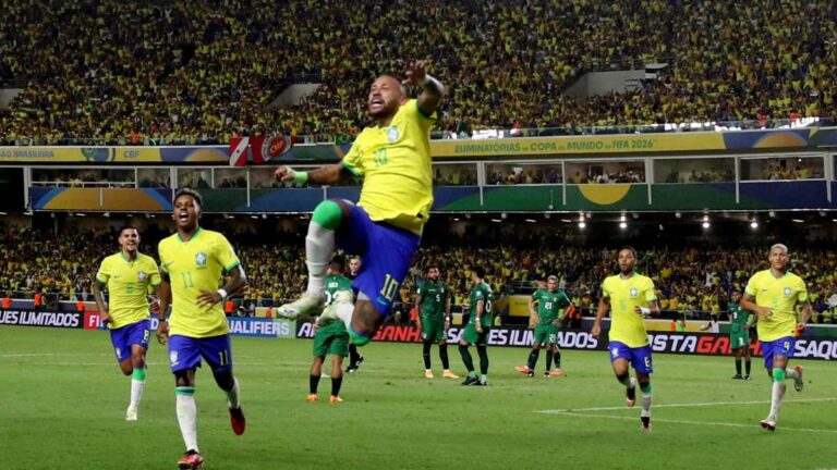 Brasil inicia con arrollador paso las eliminatorias mundialistas y con un histórico Neymar