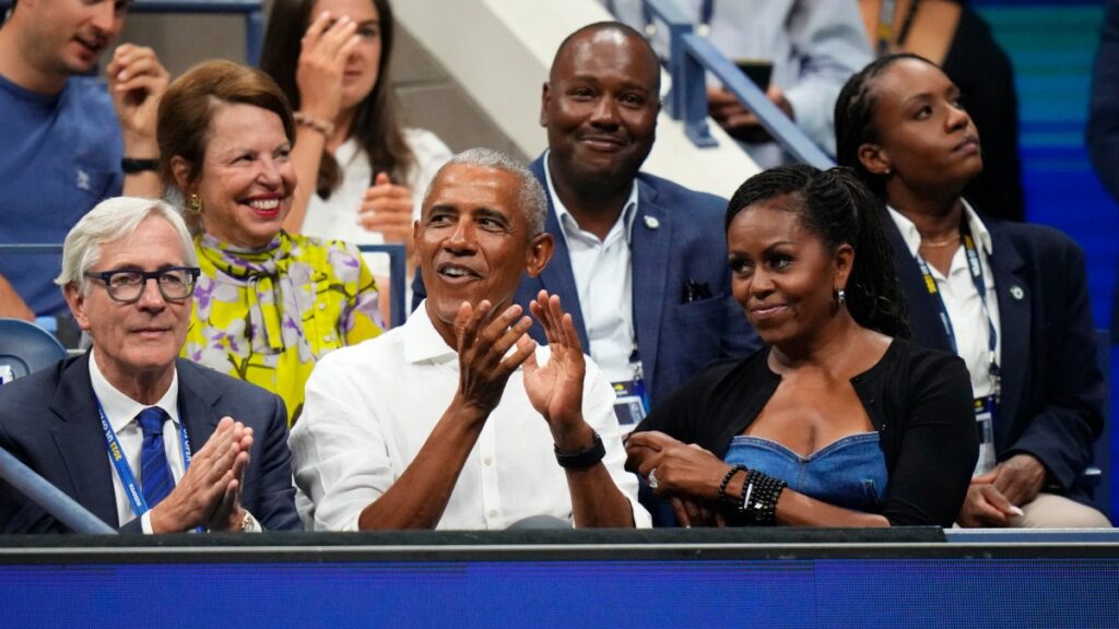 Obama, presente en el US Open 2023 | AP Foto/Frank Franklin II