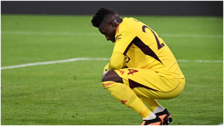 Onana se echa la culpa por la derrota del Manchester United: “Por mi error perdimos el control”