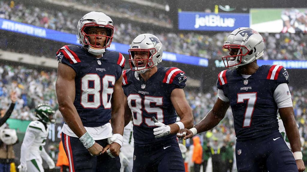 Los New England Patriots evitaron de manera dramática empezar la temporada 0-3 ante sus 'clientes' los New York Jets.