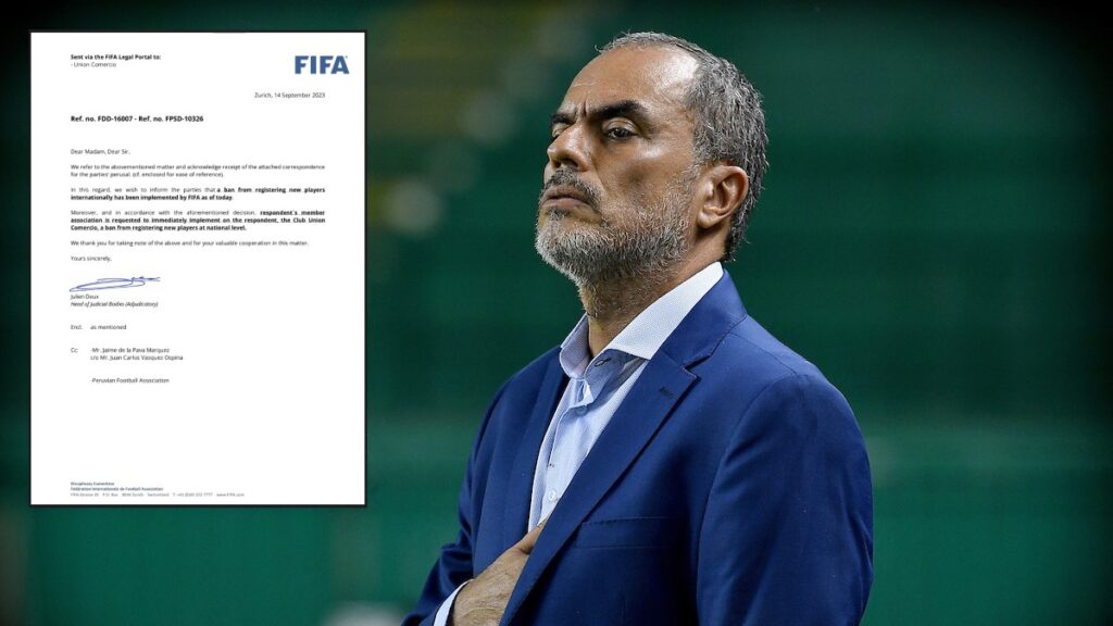 Jaime de la Pava y la comunicación de FIFA.