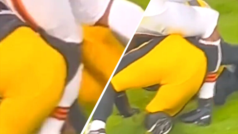 Nick Chubb sufre escalofriante lesión en el duelo ante Steelers
