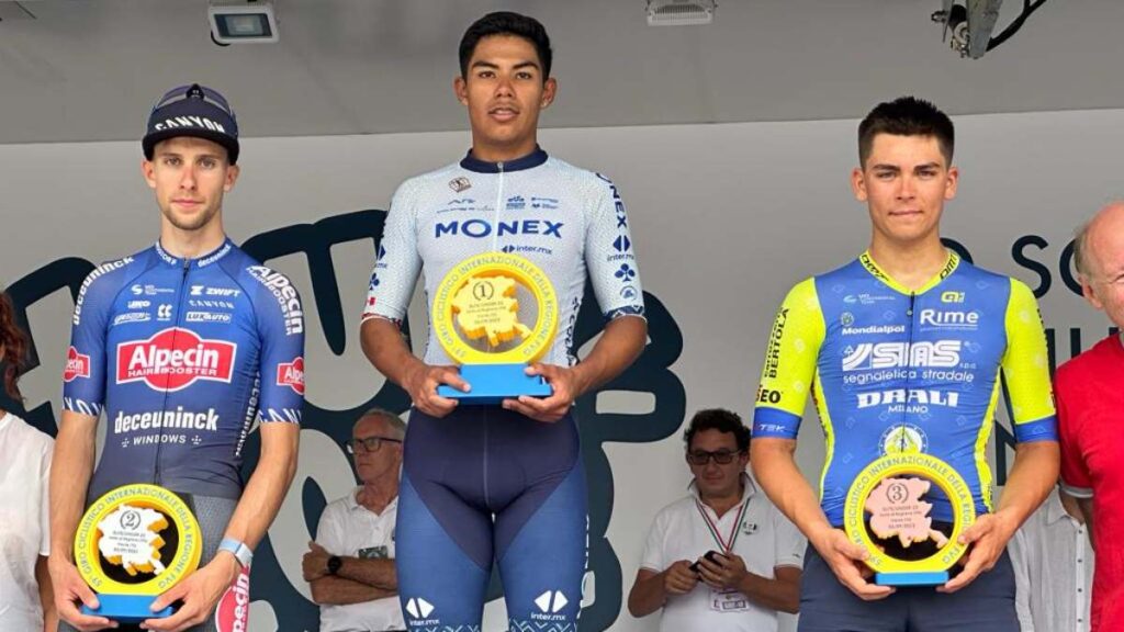 Carlos García ciclista mexicano gana en el Giro della Regione FVG